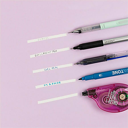 Coloured 2024 correction tape