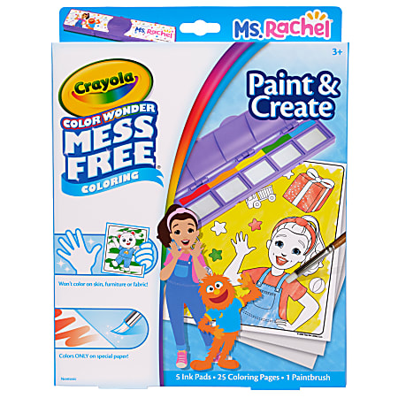 Crayola Color Wonder Paint &amp; Create, Ms. Rachel