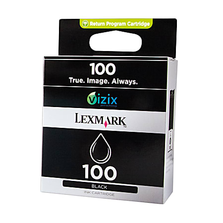 Lexmark™ 100 Black Ink Cartridge, 14N1011