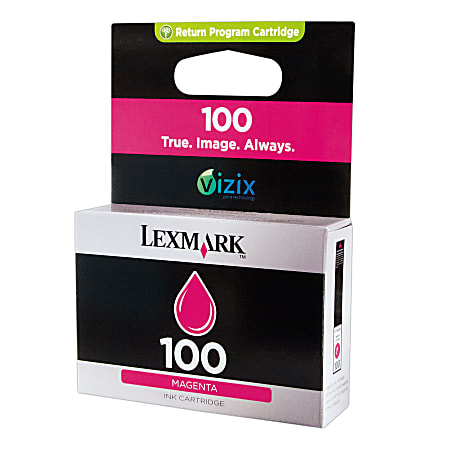 Lexmark™ 100 Magenta Ink Cartridge, 14N1015