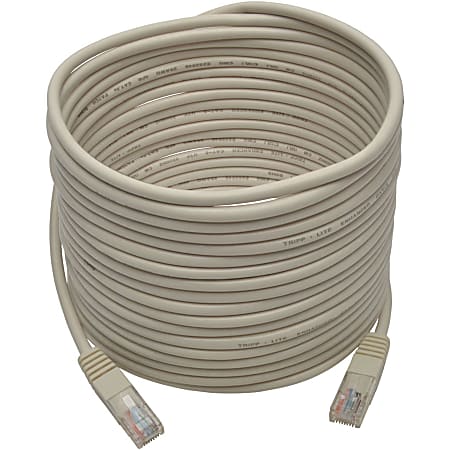 Eaton Tripp Lite Series Cat5e 350 MHz Molded (UTP) Ethernet Cable (RJ45 M/M), PoE - White, 25 ft. (7.62 m) - N002025WH