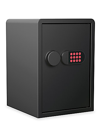 Sanctuary Home And Office Security Vault With Electronic Lock And 2 Shelves, 1.98 Cu. Ft., Matte Black