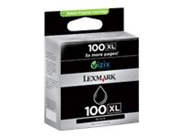Lexmark™ 100XL High-Yield Black Ink Cartridge, 14N1068