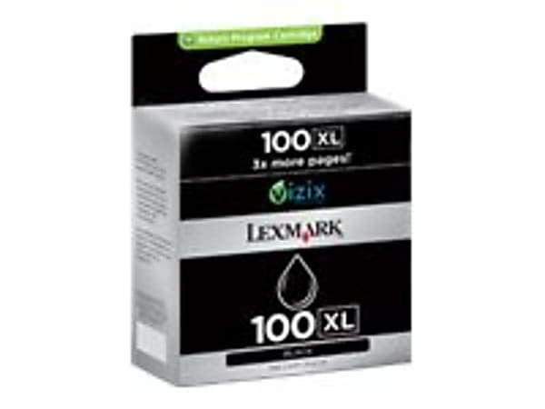 Lexmark™ 100XL Black High-Yield Ink Cartridge, 14N1068
