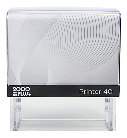 Custom 2000 PLUS® Self-Inking Monogram Stamp, 13/16" x 2-3/16" Impression