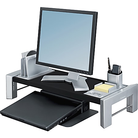 Fellowes Professional Series Flat Panel Workstation BlackSilver ...
