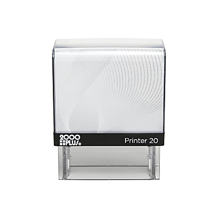 Custom 2000 PLUS® Self-Inking Stamp, P20, 1/2" x 1-7/16" Impression
