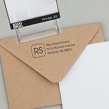 Custom Trodat Printy Self Inking Clothing Marker Fabric Stamp 12 x 1 716  Impression - Office Depot