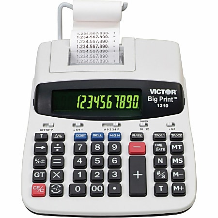 Victor 1310 Big Print Calculator - Office Depot