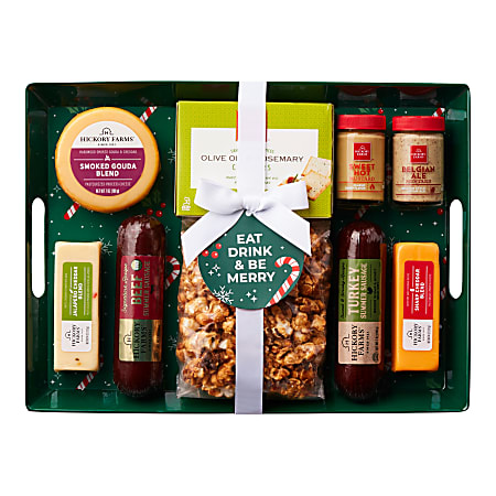 Hickory Farms - Holiday Entertaining Gift Set - 10 items