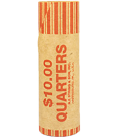 Paper coin wrappers top