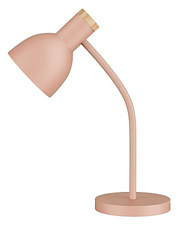 Realspace™ LED Desk Lamp, Adjustable, 18"H, Pink