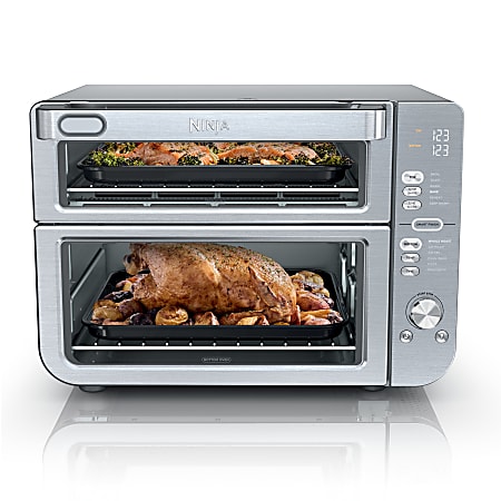 Ninja Double Stack XL Countertop Oven &amp; Air Fryer, Silver, Total Qty 1