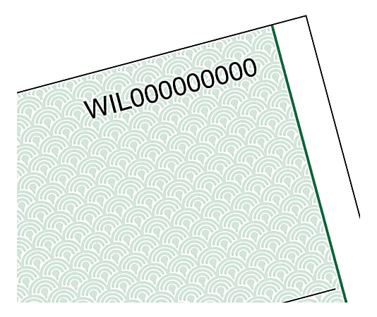 Custom Standard Security RX Prescription Pads Horizontal Format With ...