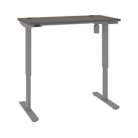 Bestar Upstand Electric 48”W Standing Desk, Bark Gray