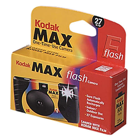 Kodak Max One-Time Use Camera with Flash