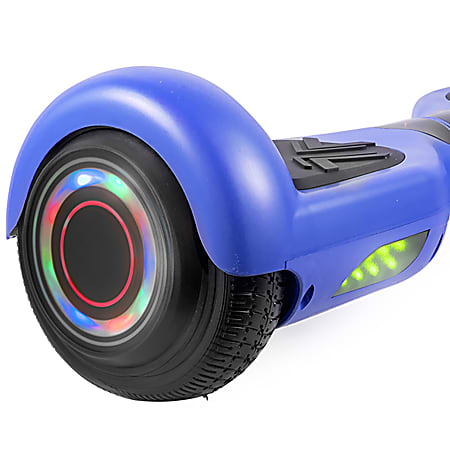 AOB Hoverboard With Bluetooth Speakers 7 H x 27 W x 7 5 16 D Blue