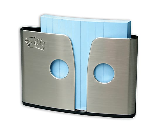 Post-it® Pop-up Note Dispenser For 4" x 4" Notes, Chrome
