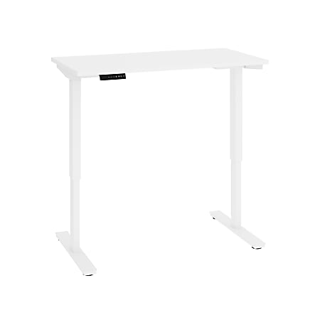 Bestar Viva Electric 48"W Standing Desk, White