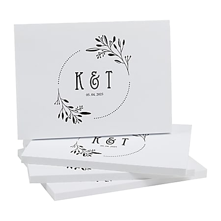 Monogram post it notes deals