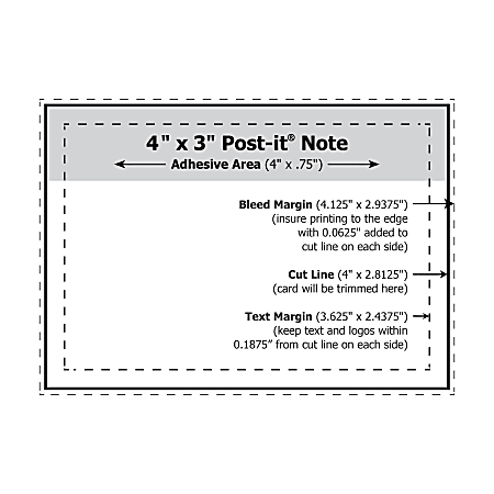 Custom 1 Color Post it Notes 4 x 3 Assorted Colors 50 Sheets Per Pad ...