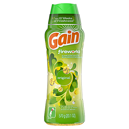 Gain Fireworks In-Wash Scent Booster Beads, Original Scent, 20.1 Oz