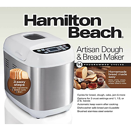 Hamilton Beach 29887HB Artisan Bread Maker - White