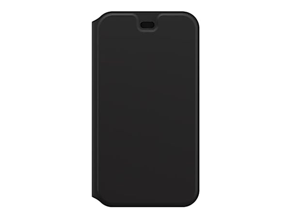 OtterBox Strada Series Via - Flip cover for cell phone - polyurethane, polycarbonate, synthetic rubber - black night - for Apple iPhone 11