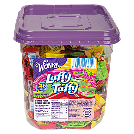 Nestle Laffy Taffy Assorted Tub 3.08 LB