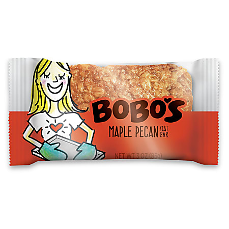 BoBo's Oat Bars, Maple Pecan, 3.5 Oz, Box of 12 Bars