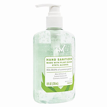 Highmark Hand Sanitizer With Aloe Floral Scent 8 Oz Green - Office Depot