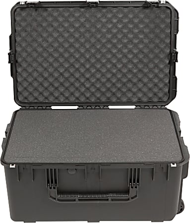 SKB Cases iSeries Large Protective Case With Cubed Foam And Wheels, 29" x 18" x 14", Black