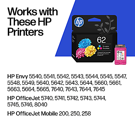 Cartuccia Originale HP 62 Colore - Punto Ingrosso