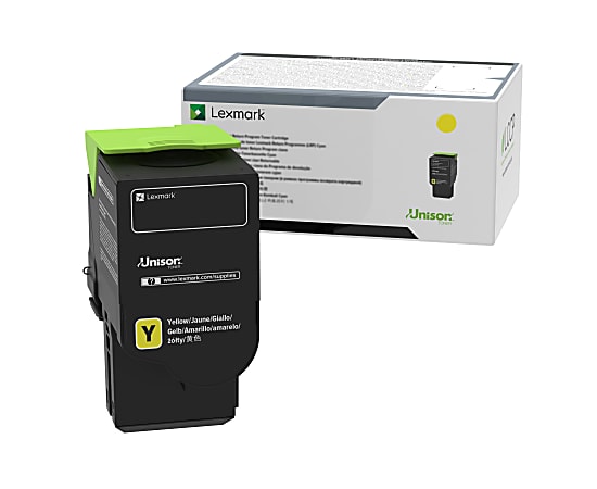 Lexmark™ 78C0X40 Extra-High-Yield Yellow Toner Cartridge