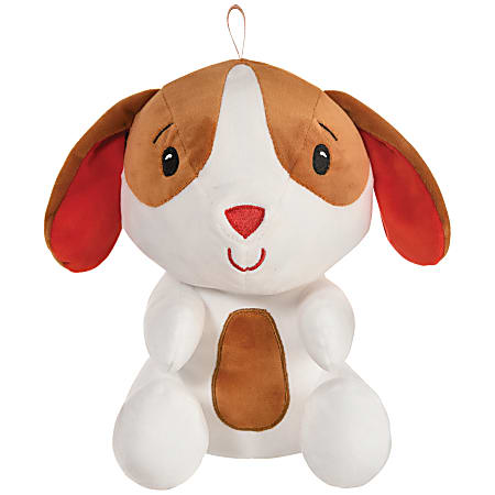 Amscan Plush Puppy Balloon Weights, 8", White, Pack