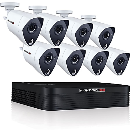 Night Owl THD301-88P Video Surveillance System - Digital Video Recorder, Camera - 2048 x 1536 Camera Resolution - HDMI