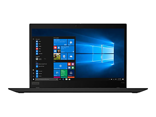 Lenovo ThinkPad T14s Gen 1 20T0 - Core i5 10210U / 1.6 GHz - Win 10 Pro 64-bit - UHD Graphics - 8 GB RAM - 256 GB SSD TCG Opal Encryption, NVMe - 14" IPS 1920 x 1080 (Full HD) - Wi-Fi 6 - black - kbd: US