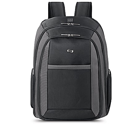 Solo New York Metropolitan 16" Laptop Backpack, Black