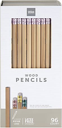 24 Staples BRAND Wood Pencils #2 Pencil 00094 Wooden for sale online 