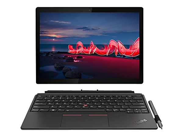 Lenovo ThinkPad X12 Detachable Gen 1 20UW000YUS 12.3" Touchscreen 2 in 1 Notebook  - 1920 x 1080 - Intel Core i5 i5-1130G7 Quad-core 1.80 GHz - 16 GB RAM - 256 GB SSD - Windows 10 Pro - Intel Iris Xe Graphics