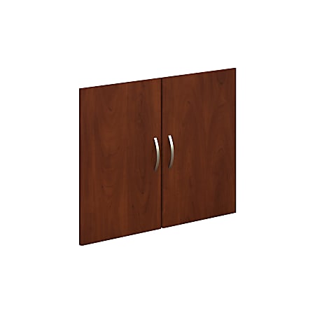 Bush Business Furniture Components Half-Height 2 Door Kit, Hansen Cherry, Premium Installation