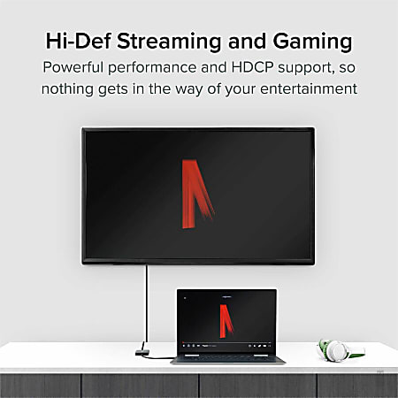 Plugable USB C to HDMI Adapter for Dual Monitors 4K 60Hz Driverless ...