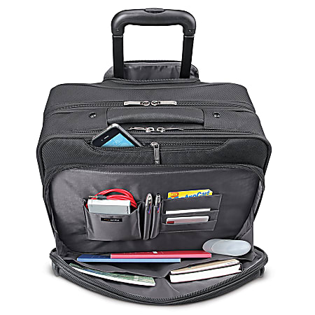 Solo walker leather rolling case deals