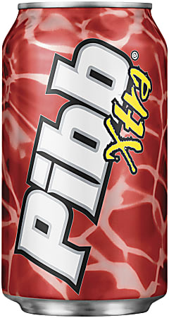 Pibb Xtra Soda, 12 Oz, Pack Of 24