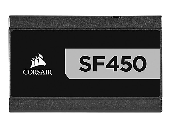 Corsair SF Series SF450 - 450 Watt 80 PLUS Platinum Certified High Performance SFX PSU - Internal - 120 V AC, 230 V AC Input - 3.3 V DC @ 15 A, 5 V DC @ 20 A, 12 V DC @ 37.5 A, 5 V DC @ 2.5 A, 12 V DC @ 300 mA Output