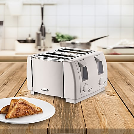 Cuisinart 4 Slice Wide Slot Toaster White - Office Depot