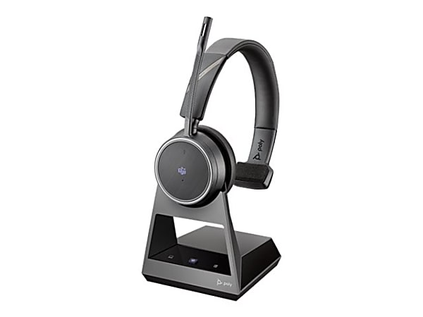 Poly Voyager 4210 Office - For Microsoft Teams - 2-way base Office Series - headset - on-ear - Bluetooth - wireless - USB - Certified for Microsoft Teams