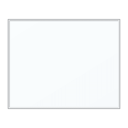 U Brands Magnetic Dry-Erase Board with White Magnet and Dry-Erase Marker, 20" X 16", Silver Aluminum Frame (356U00-01)