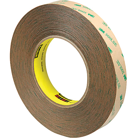Scotch® 9472LE Adhesive Transfer Tape Hand Rolls, 3" Core, 0.75" x 60 Yd., Clear, Case Of 3