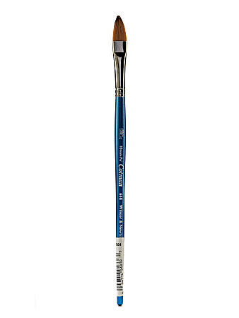 Winsor & Newton Cotman Watercolor Paint Brush 668, 3/8", Filbert Bristle, Synthetic, Blue